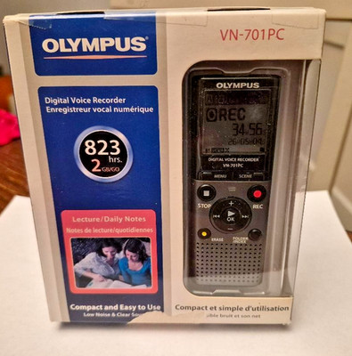 Olympus VN-701PC Digital Audio Recorder Voice Recorder nib