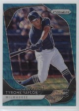 2020 Panini Prizm Teal Wave Prizm Tyrone Taylor #69 00lk