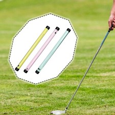 2 Pieces Golf Alignment Sticks Posture Correction Portable Golf Alignment Rods