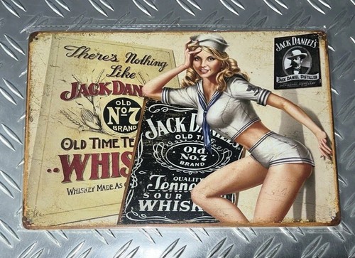 Blechschild 20x30cm, Garage, Deko, Geschenk, Sexy Jack Daniels - Bild 1 von 1