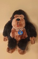 Vintage Dakin Nature Babies 1982 Stuffed Brown Gorilla 12"
