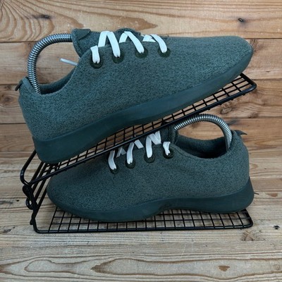 AllBirds Turnschuhe Damen Größe UK 6,5 Wool Runners grün Laufen Walk Schuhe