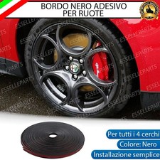 CONTORNO NERO BORDO CERCHI IN LEGA ADESIVO ALFA ROMEO GIULIETTA STELVIO