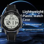 Ultra-Thin Large Dial Sports Digital Watch Waterproof Luminous Mens Womens Watch — photo 5