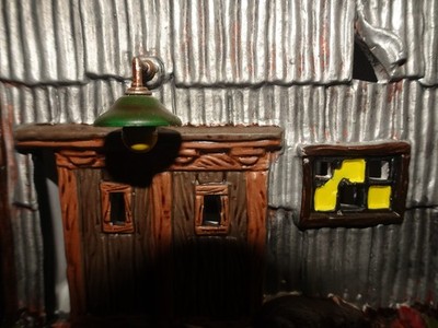 DEPT 56 SV Halloween Haunted Rails Grain Elevator 4030762 2013 **READ**