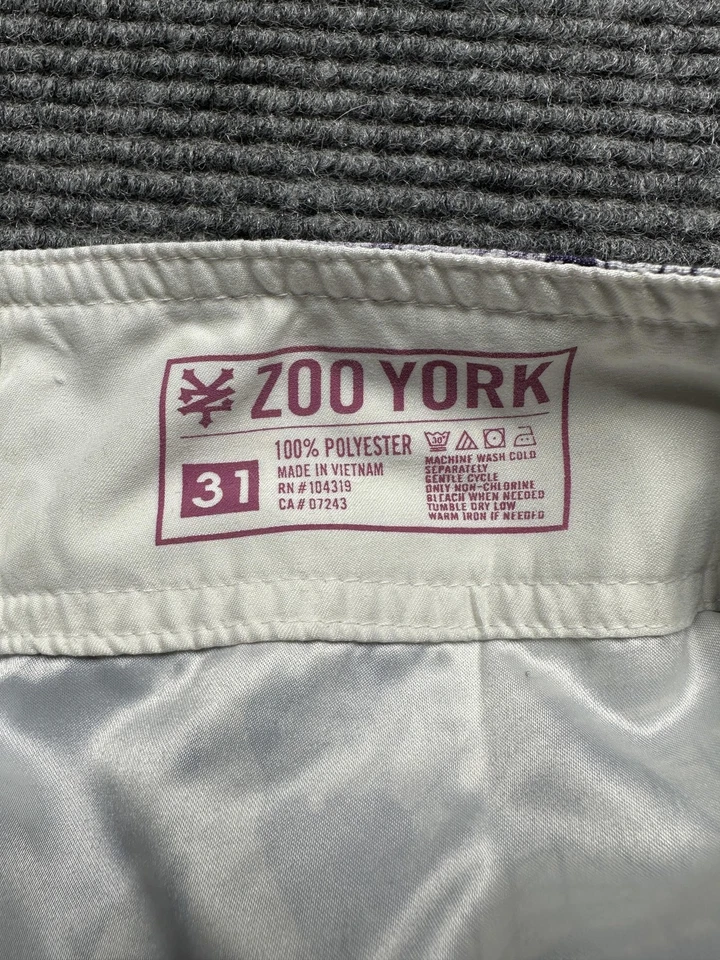 Pantalones Cortos Zoo York Para Hombres 31 Púrpura Foto Collage Matt Weber Tabla Bañador Playa Foto 4 de 4