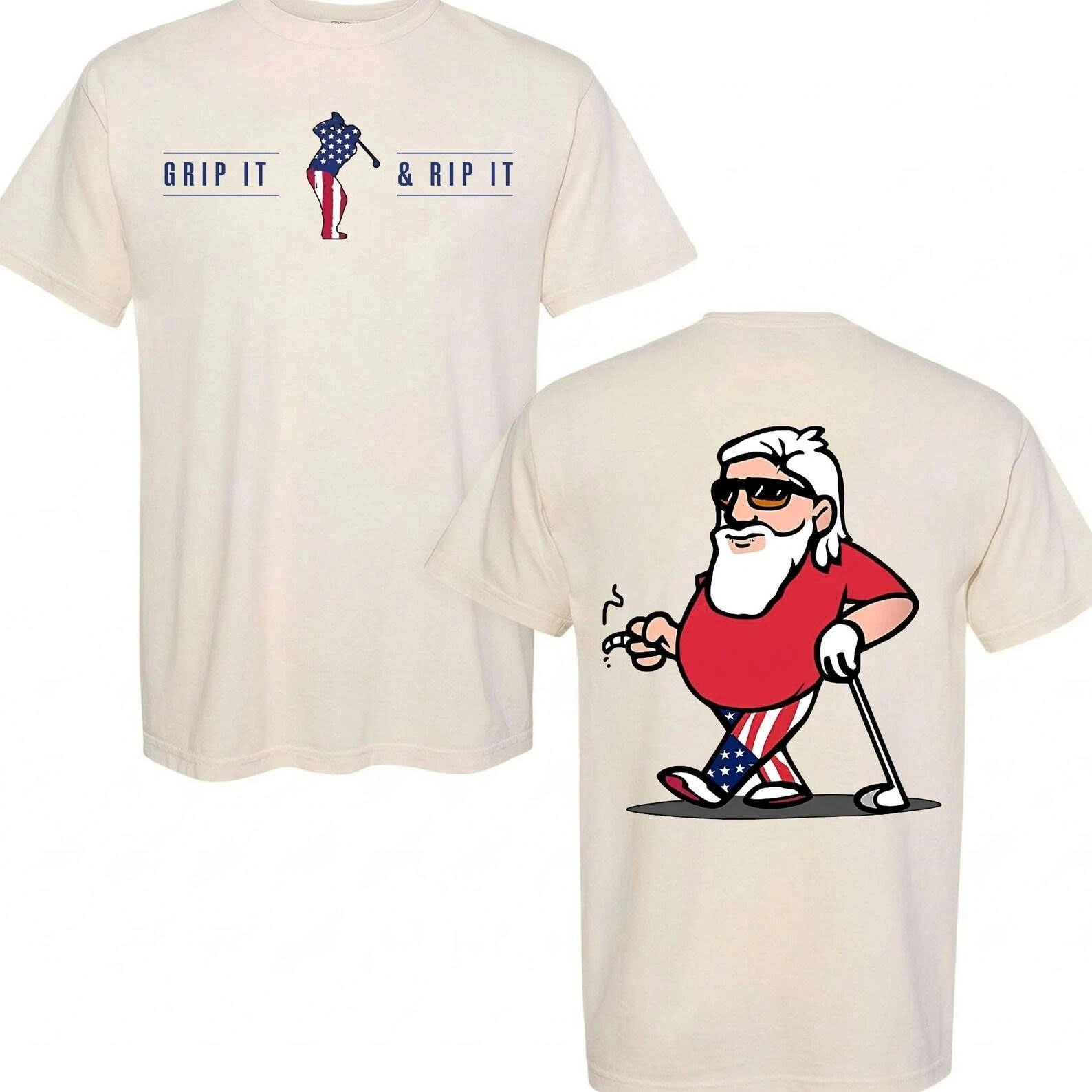 2026 John Daly Grip It And Rip It Golf T shirt, Golf Graphic Tee, Menswear Top