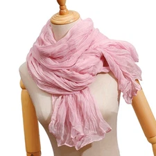 Thickened Polyester Scarf Multi Functional Lightweight Warm Shawl Head Wrap Wear