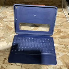 Logitech  Rugged Combo iPad Case For iPad 7th 8th 9th GEN  with Keyboard,  Blue