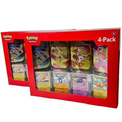 Set of 2 Sam's Club Pokémon Scarlet & Violet 151 Mini Tin 4-Packs