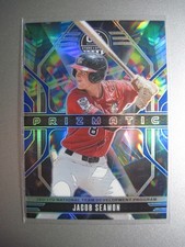 2026 USA Baseball Stars and Stripes Prizm Prizmatic Prizms Blue #16 Jacob Seamon