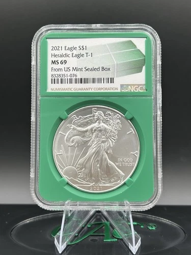 2021 Heraldic Eagle T-1 ASE From US Mint Sealed Box - NGC MS69
