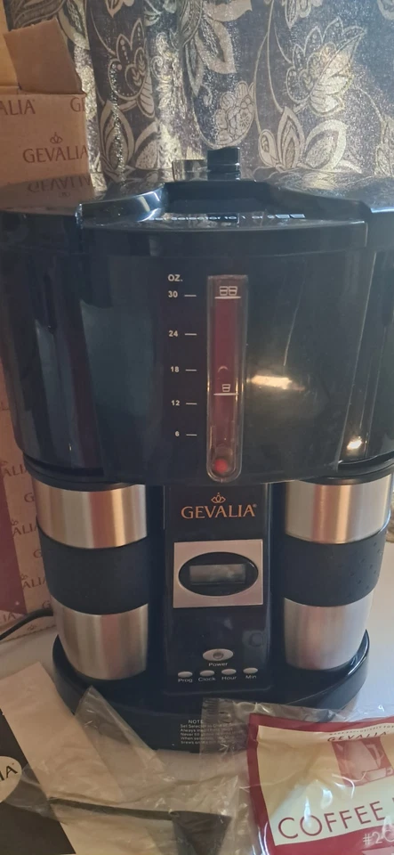 Cafetera Gevalia WS-02AT para dos - Usada - Funciona 2 tazas - Tazas Foto 2 de 4