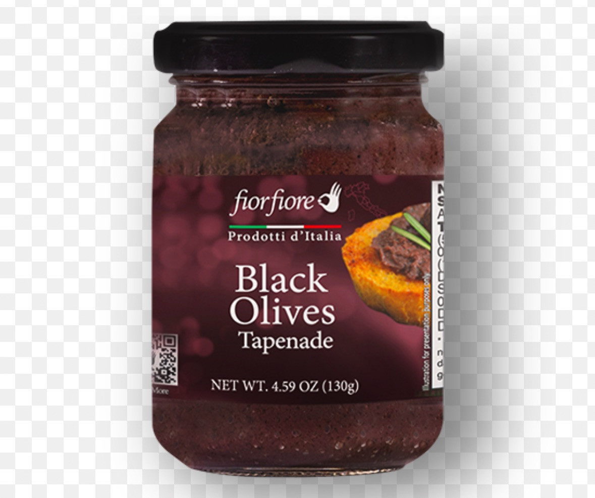 Paté de tapenade de oliva negro Fiorfiore, 130 g/4,6 oz