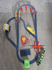 Vintage Tomy Trackmaster Train Set Bundle bridge people turntable working train
