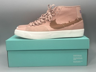 Nike SB Blazer Court Mid Premium DM8553-601 Skateboard Shoes Men's Rose Size 12