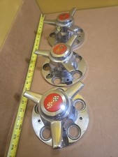 Lot Of 3 American Racing Torq Thrust 3 Bar Spinners Caps Wheels Lot Of 3 American Racing Torq Thrust 3 Bar Spinners Caps Wheels