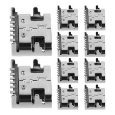 200Pcs Type C Female Jack 6Pin USB 3.1 Repair Port for Electronics DIY Projects