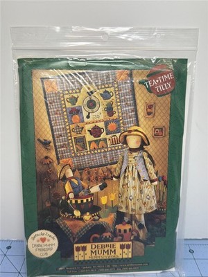 DEBBIE MUMM - MUMM'S THE WORD - Quilt Pattern -  TEA TIME TILLY - 3 Projects