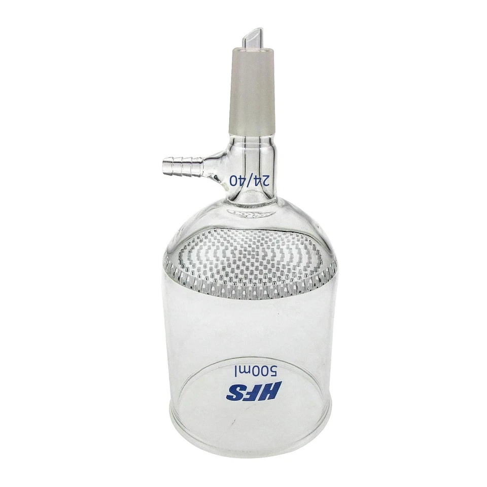High-Quality 500ml Filter Funnel, Fine Frit, 24/40 Joint - Image 3 of 4