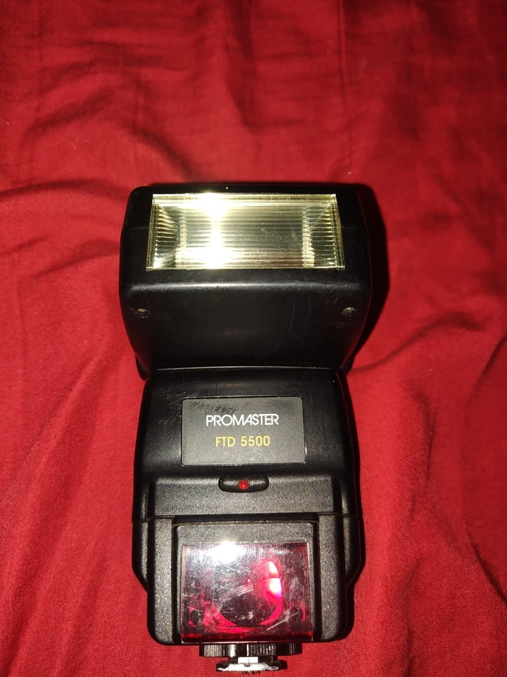 Promaster FTD 5500 Shoe Mount Camera Flash Tested Works - Image 3 of 3
