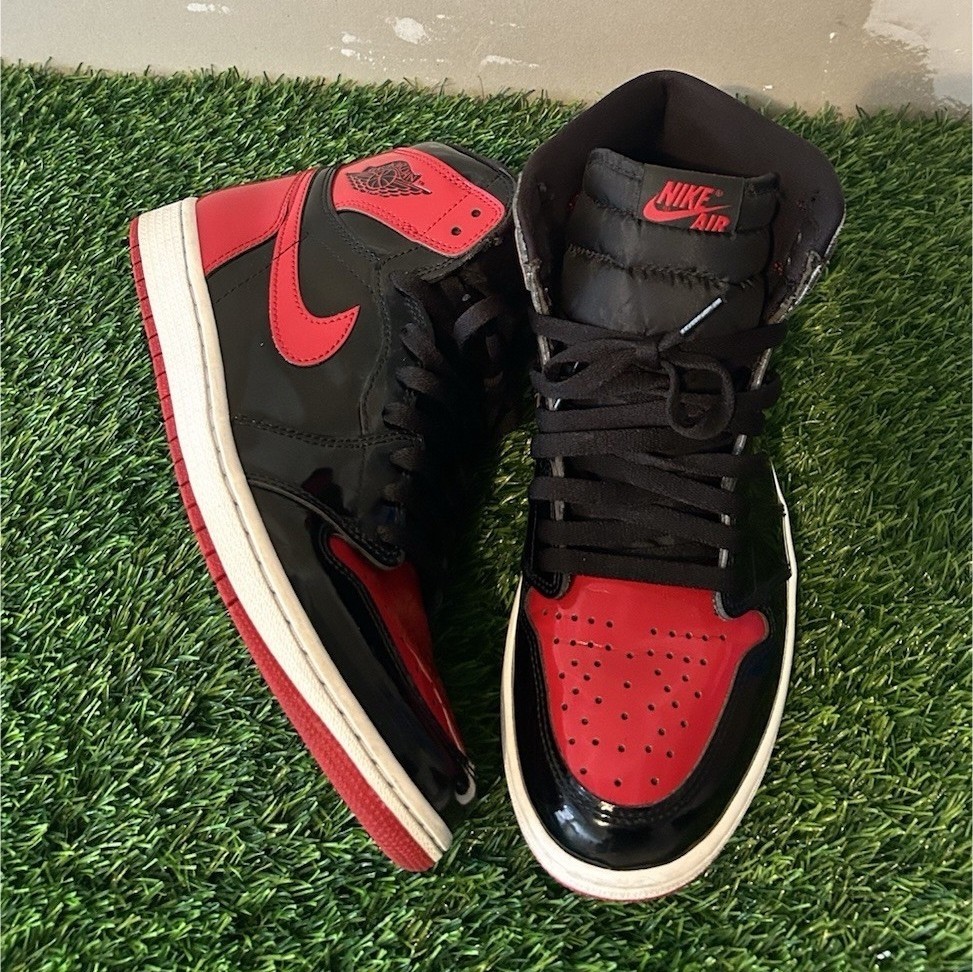 Nike Air Jordan 1 Retro High OG Patent Bred 555088-063 Black  display picture 2
