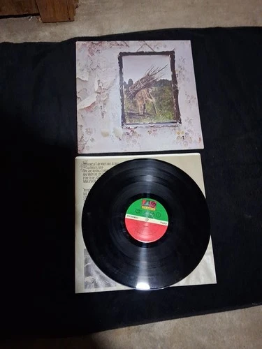 LED ZEPPELIN Zoso SD7208 PR LP Vinyl VG Original Sleeve 1971 PECKO DUCK RARE