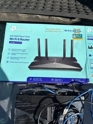 TP-LINK Archer AX1500 1.5 Gbps Wi-Fi 6 Dual-Band Wireless Router