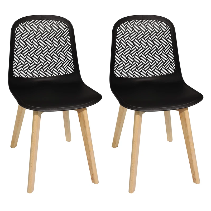 Km Legend Armless Modern Chairs Wood Legs For Living Bedroom