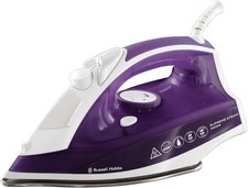 Russell Hobbs Steamglide Iron 2400W S/Steel Soleplate, 300ml tank, 2m cord 23060