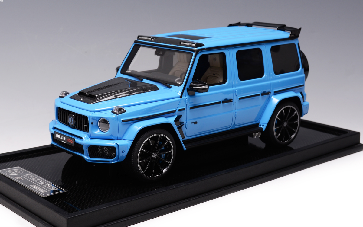 ベンツ BABOSI B800 ブラバス ゲレンデ ホワイト1/18 1/18 Motorhelix Mercedes Benz G class Brabus G800 in Gloss