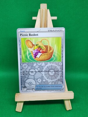 picnic basket pokemon card Picnic Basket 184/198 Reverse Holo SV1en Scarlet & Violet Pokemon TCG Card  NM