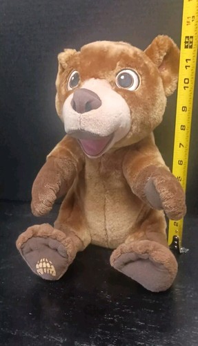 Vintage Disney Brother Bear Tumble N Laugh Koda Talking Stuffed Plush 12" Works - Picture 8 of 9