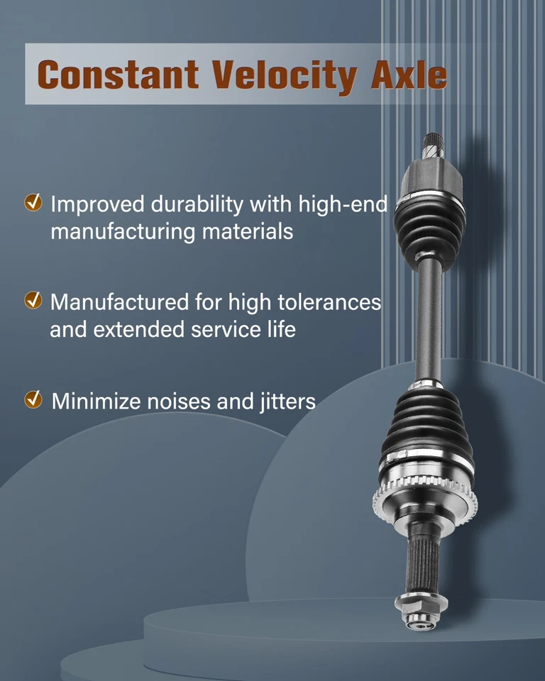 Front Left CV Axle Shaft for 2006 - 2008 Ford Fusion Mazda 6 Mercury Milan - Изображение 3 из 4