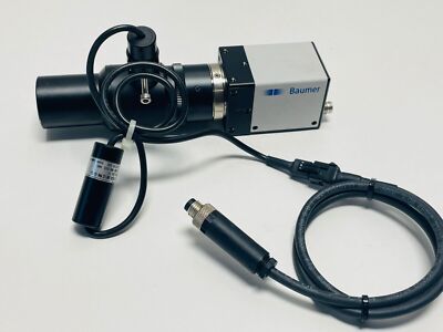 Baumer TXG13-3P Machine Vision Camera, Gigabit, Ethernet w/ U-SPR Spot Light