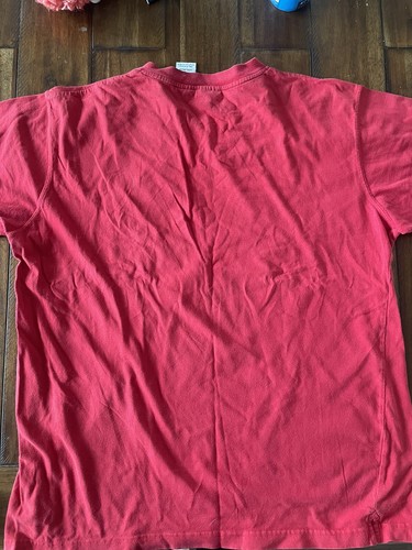 Vintage Chicago Bulls Shirt Lee Sports Mens Large Red Short Sleeve Embroidered - Picture 5 of 5
