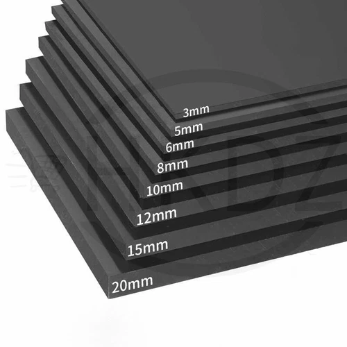 PP Kunststoff Platte Polypropylen Hartplatte 1-60mm Platte Zuschnitt Schwarz - Bild 4 von 90