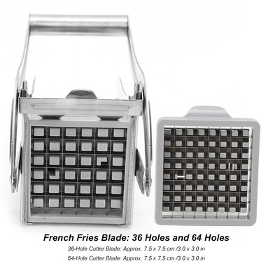 US Stainless Steel French Fries Cutter Vegetable Shredder Potato Chip Cut Machin