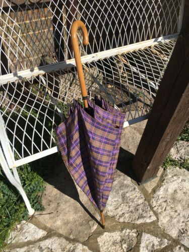 Vintage Ladies Borough Walking Length Parasol Crook Cane Handle great condition - Picture 14 of 15