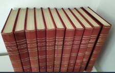 Complete Vintage Set of Newnes Pictorial Knowledge Volumes 1-10 And Dictionary 