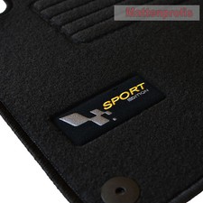 Mattenprofis Velours Logo Fußmatten für Renault Laguna 3 III ab Bj.10/2007