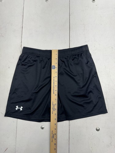 Under Armour Black Athletic Mesh Tech Woven Shorts Boys Size XL - Picture 6 of 7