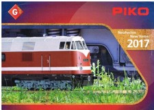 PIKO G SCALE MODEL RAILWAYS 2017 NEW PRODUCTS CATALOGUE ( GB & D TEXT )