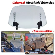 Motorcycle Windscreen Extension Clip On Windshield  Deflector Spoiler Motorcbike