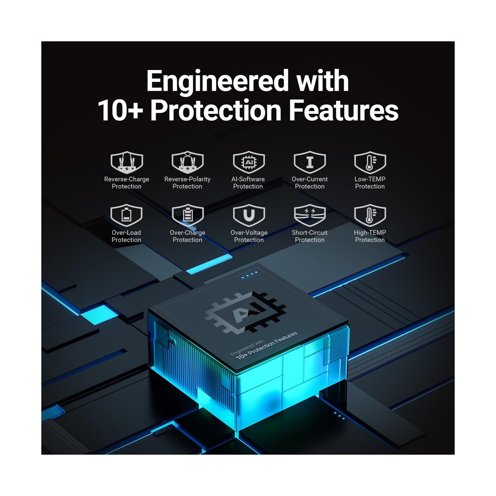 HULKMAN Alpha85 Smart JumpStarter 2000 Amp 20000mAh Car Starter for up