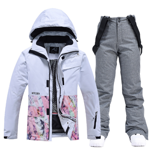 New Fashion Color Ski Suit Men Women Windproof Snowboarding Jackets Pants Snow - Picture 7 of 42