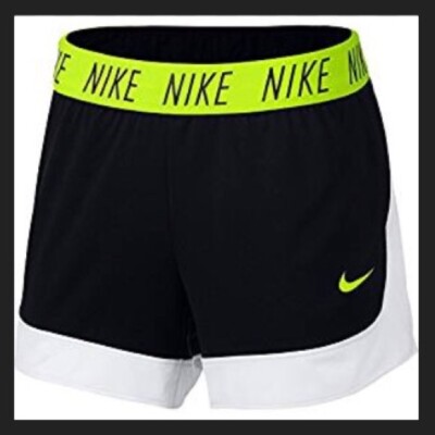 women's nike dry training foldover shorts