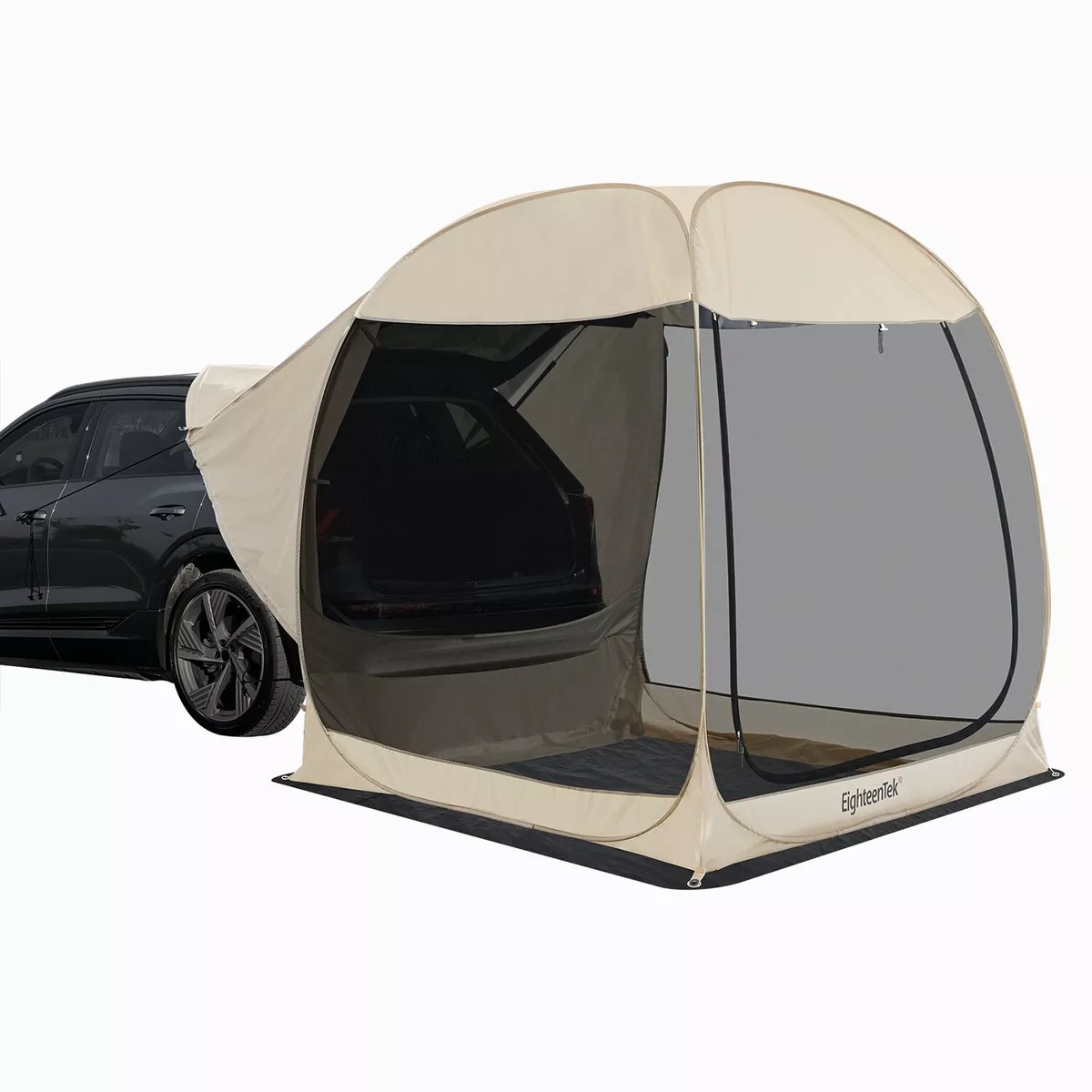 Rear car tent 1-2 people Vanit car awning pop-up tent freestanding ME64  orange DPL1 ✓ Buy now!