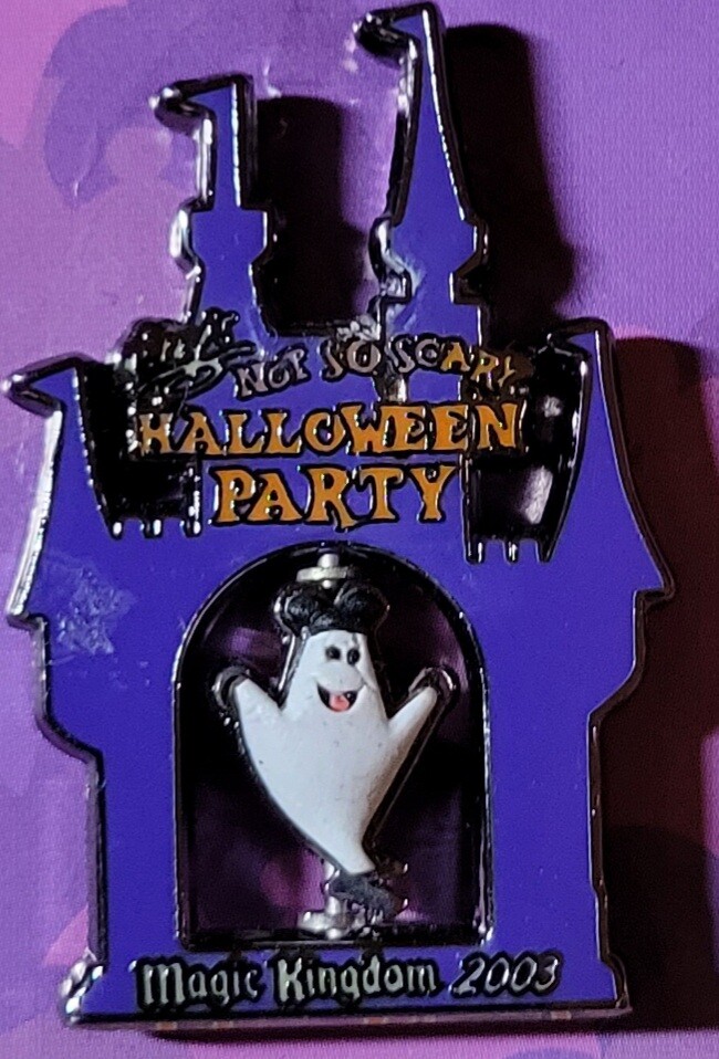 Disney WDW MNSSHP 2003 Annual Passholder Ghost Spinner Pin