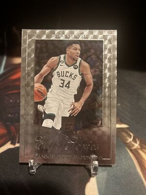 2023-24 Panini Donruss Elite Silver Elite Series Giannis Antetokounmpo #6 Bucks